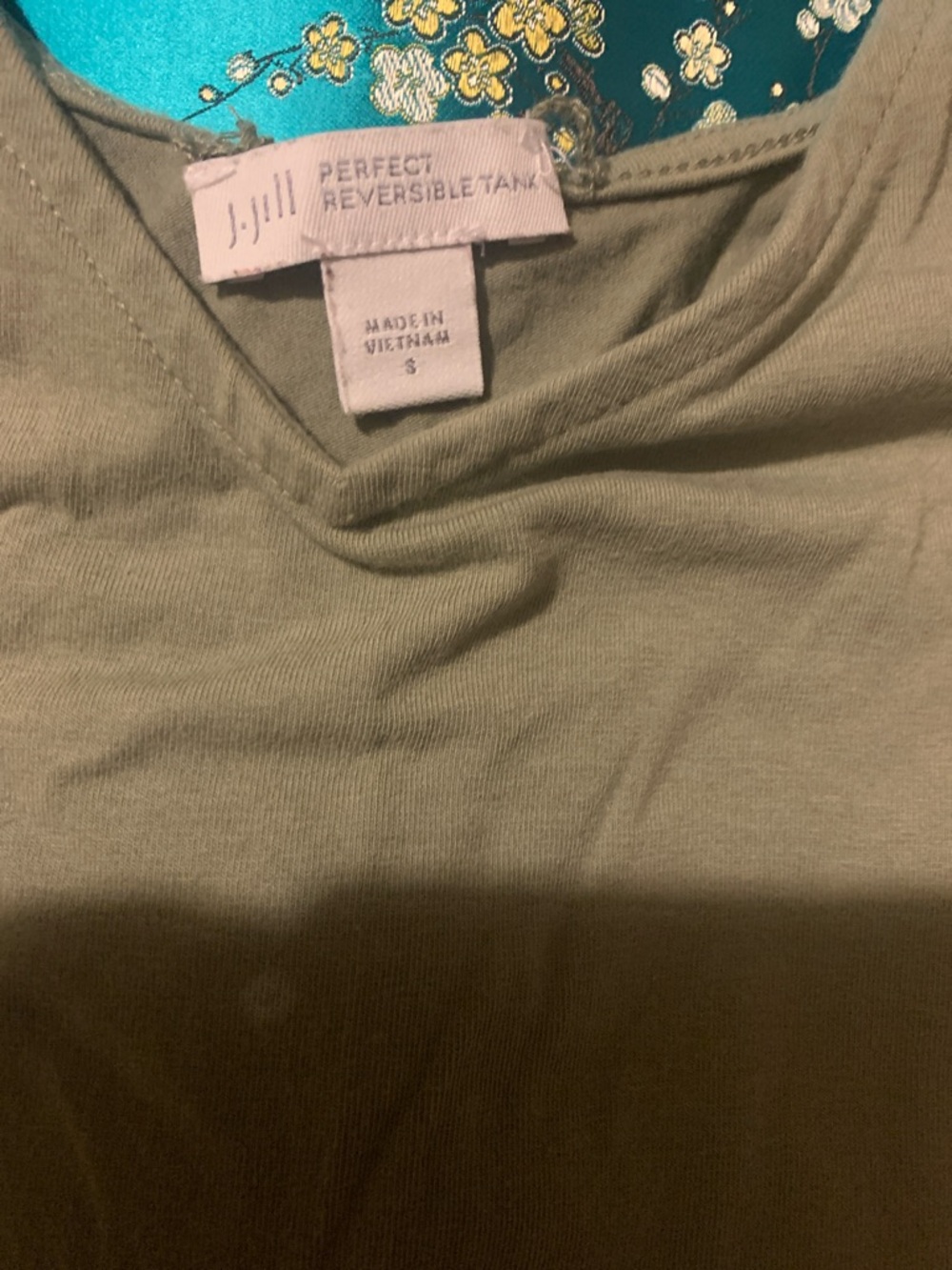 J. Jill Olive Tank Top - perfect reversible tank - Picture 2 of 8